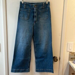 Pilcro The Skipper Jeans Size 27 Wide Leg